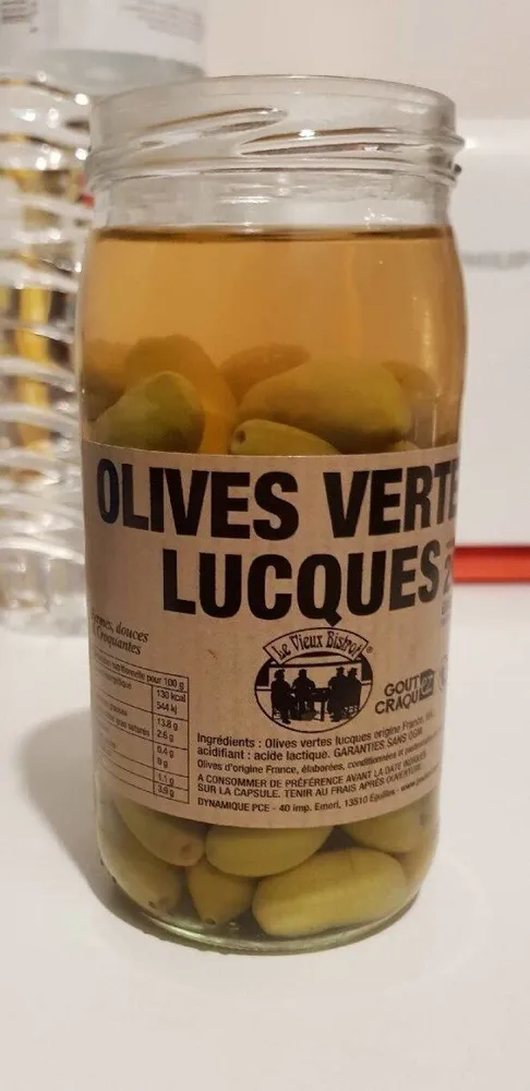 Olives vertes lucques