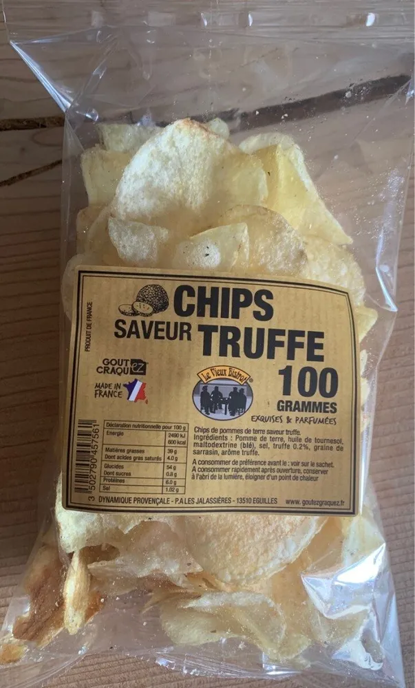 Chips saveur truffe