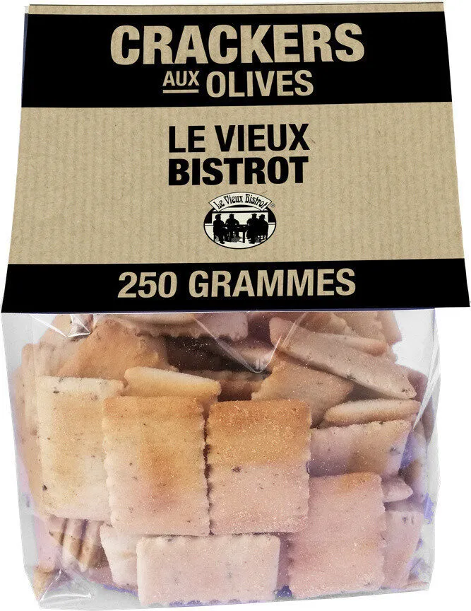 Crackers aux olives