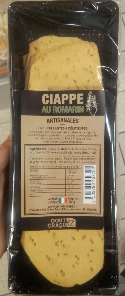 Ciappe au romarin