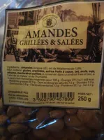 Amandes grillées et salées