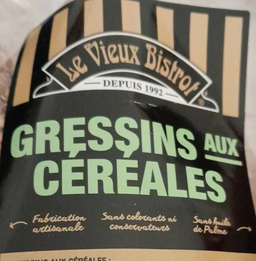 Gressins aux céréales