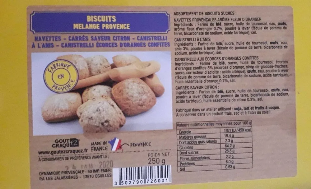 Biscuits artisanaux