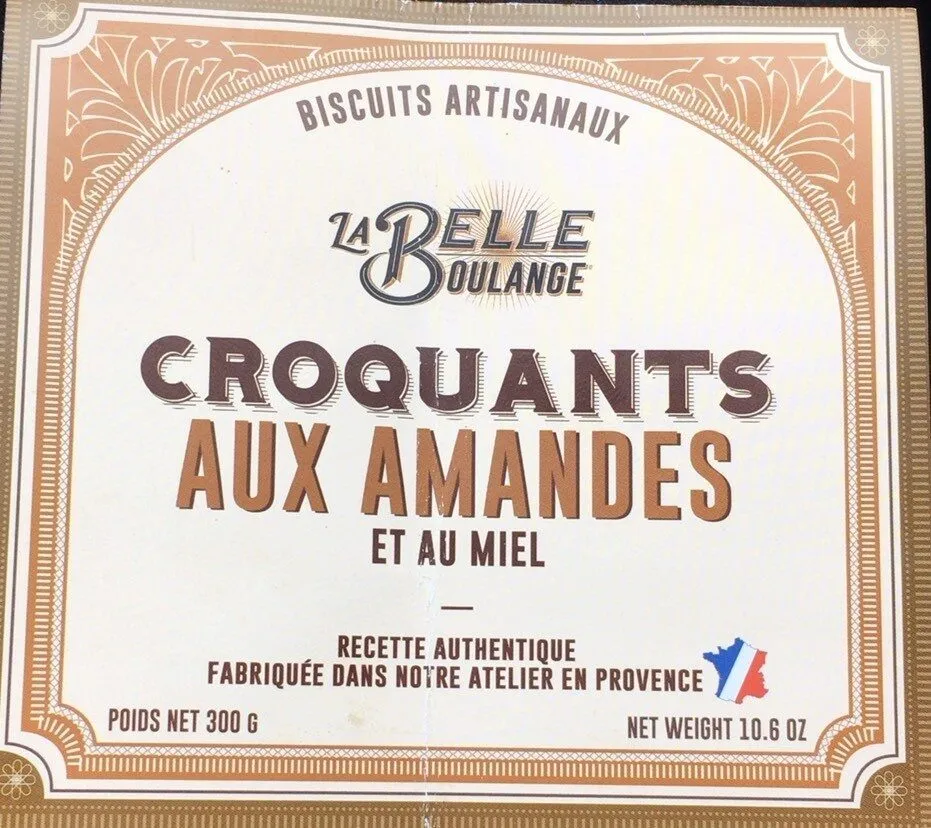 Croquants aux amandes et au miel