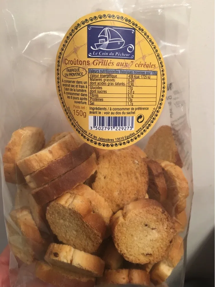 Croutons grilles aux 7 cereales