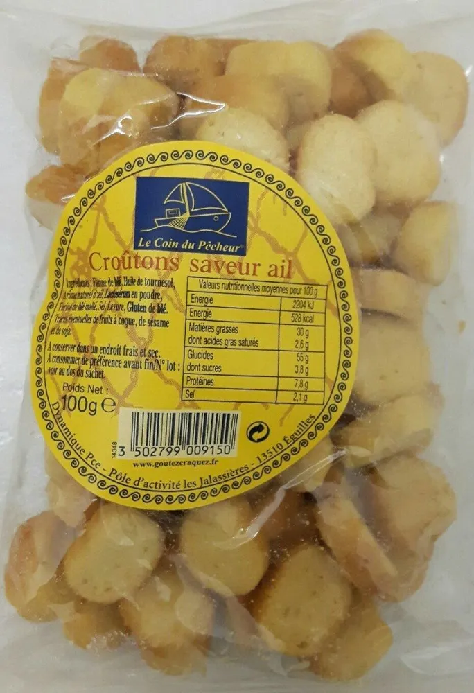 Croûtons saveur ail