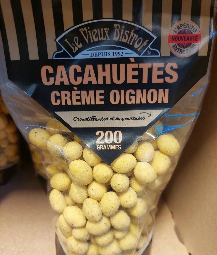 Cacahuète crème oignon
