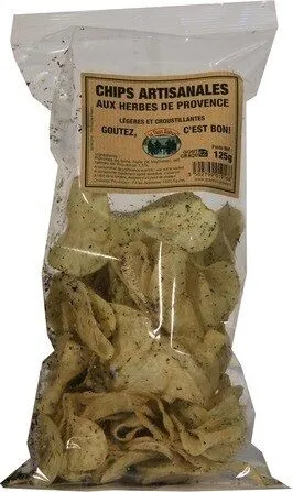 Chips artisanales aux herbes de Provence