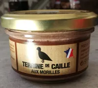 Terrine de caille aux morilles