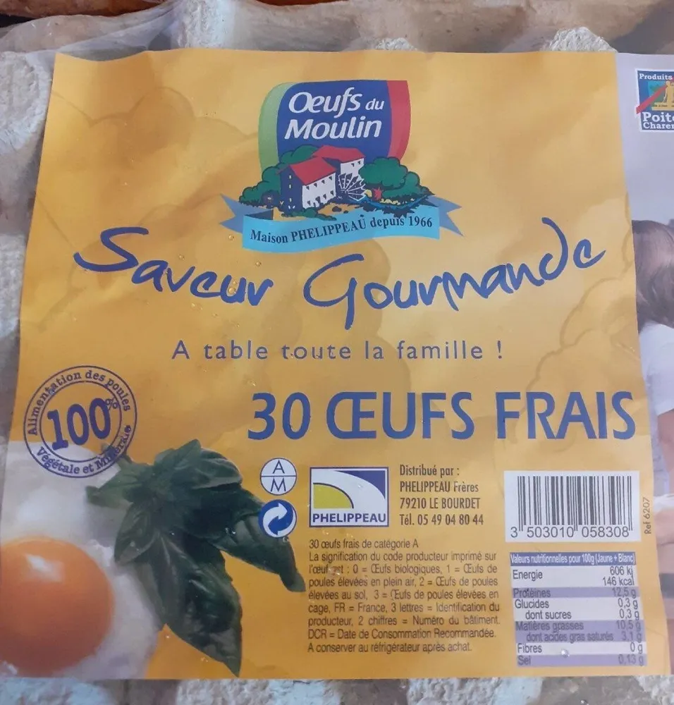 Saveur Gourmande - 30 œufs frais