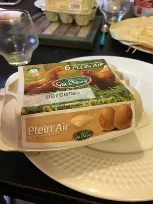 Oeufs de poules élevées en plein air