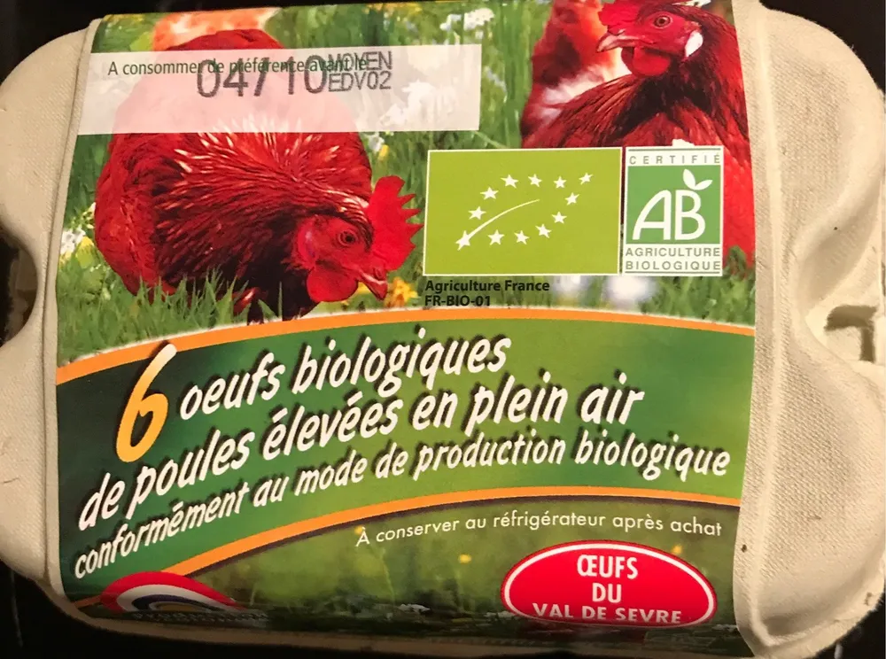 6 oeufs