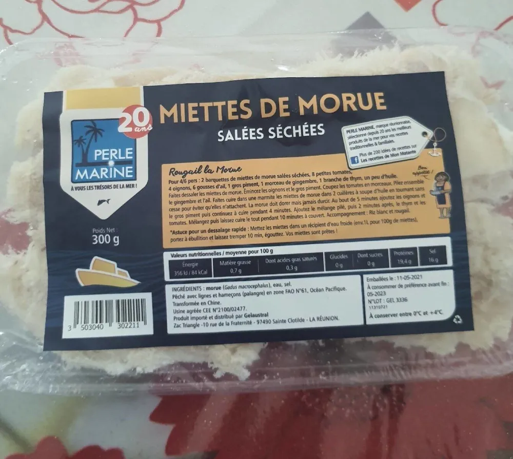 Miettes de Morue