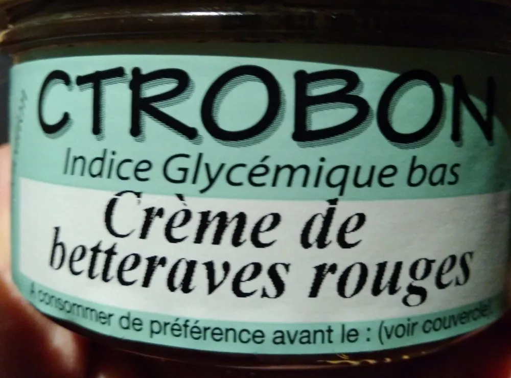Crème de betteraves rouges