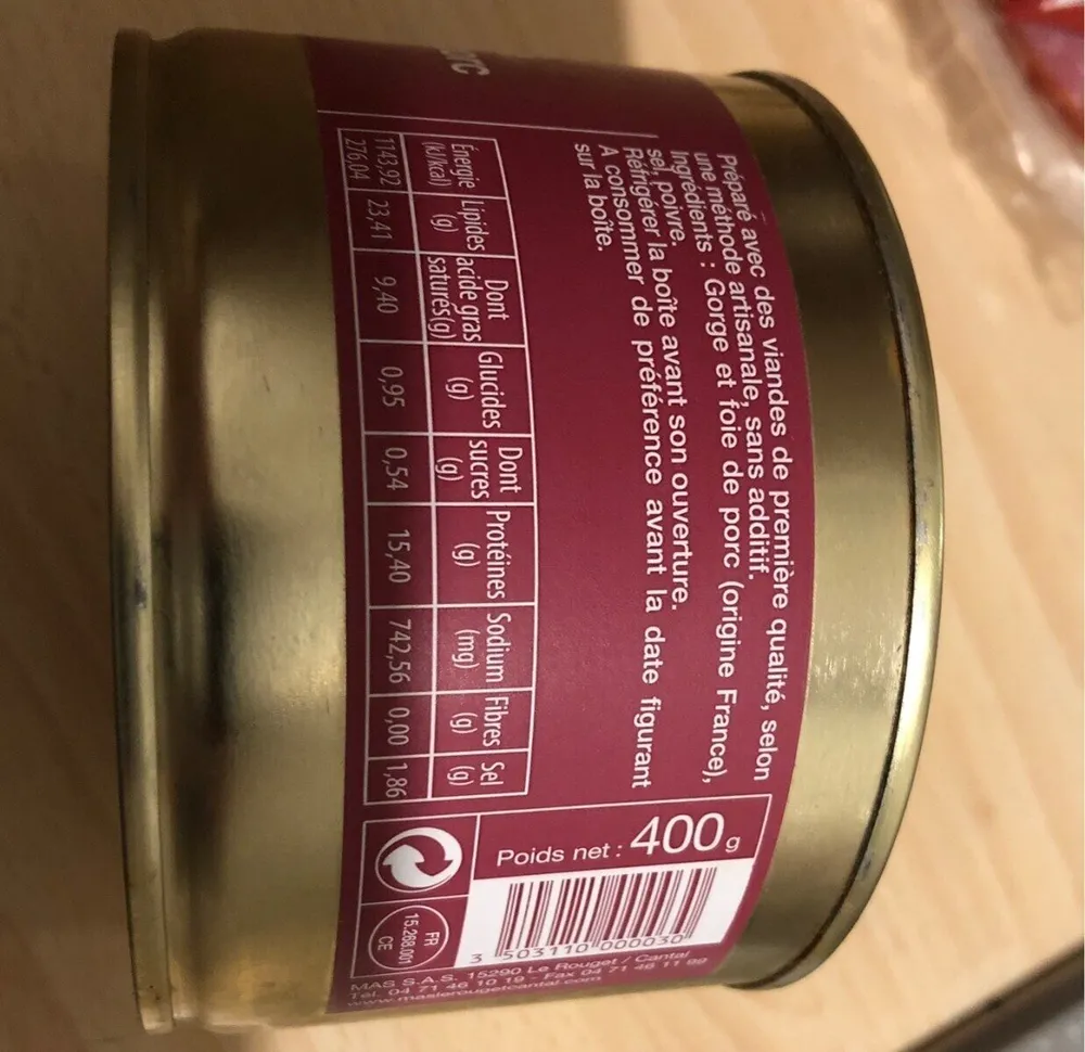 Pate de porc