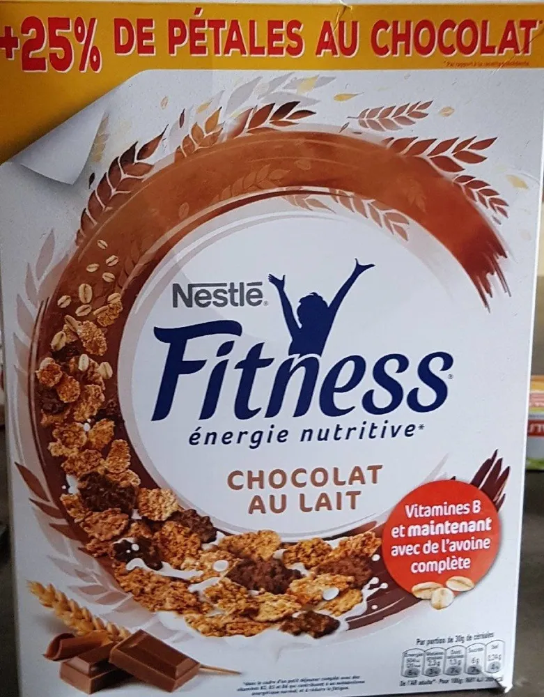Céréales fitness chocolat au lait