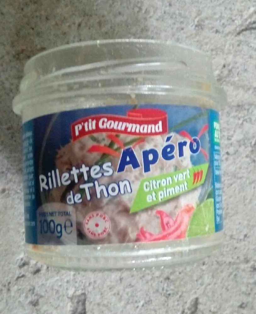 Rillettes de thon apéro citron vert et piment