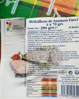 Médaillons de saumon farci
