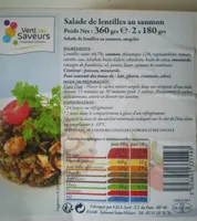 Salade de lentilles au saumon
