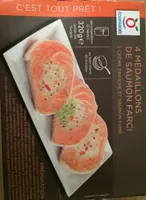 Médaillons de saumon farci