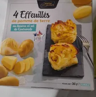 4 Effeuillés de pomme de terre au beurre et sel de Guérande