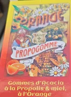 Gommes d'acacia à la propolis & miel, à l'orange