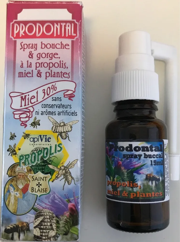 Spray bouche & gorge à la propolis, miel & plantes