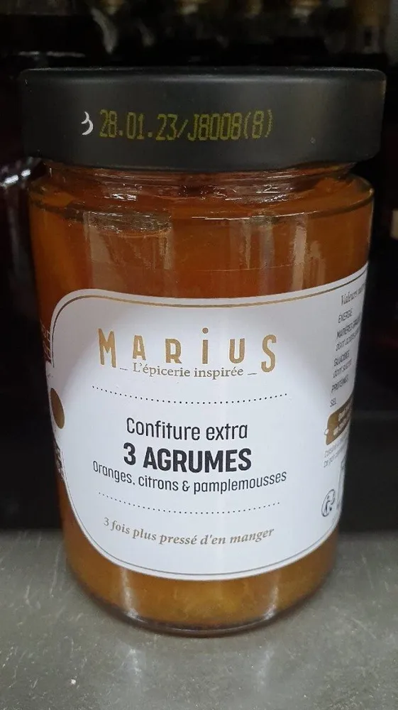 Confiture 3 agrumes