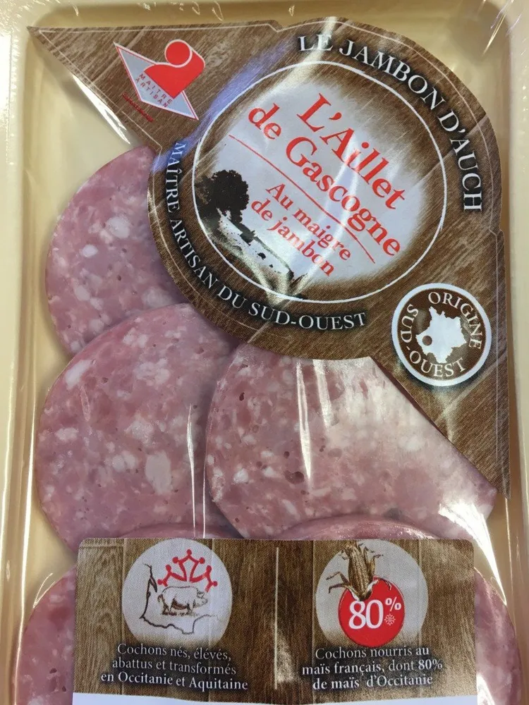 Saucisson à l'ail l'Aillet de Gascogne