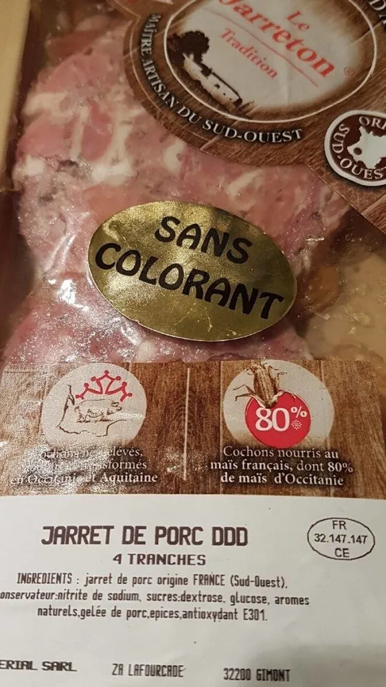 Jarret de porc Le Jarreton Tradition