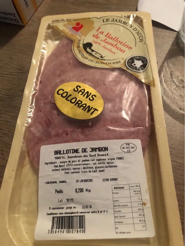 Ballotine de jambon