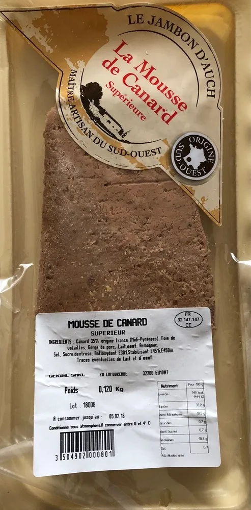 La mousse de canard