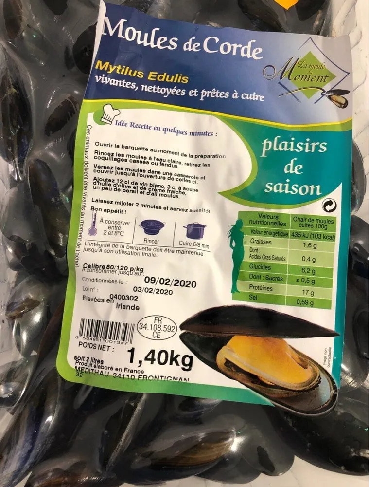 Moules de corde