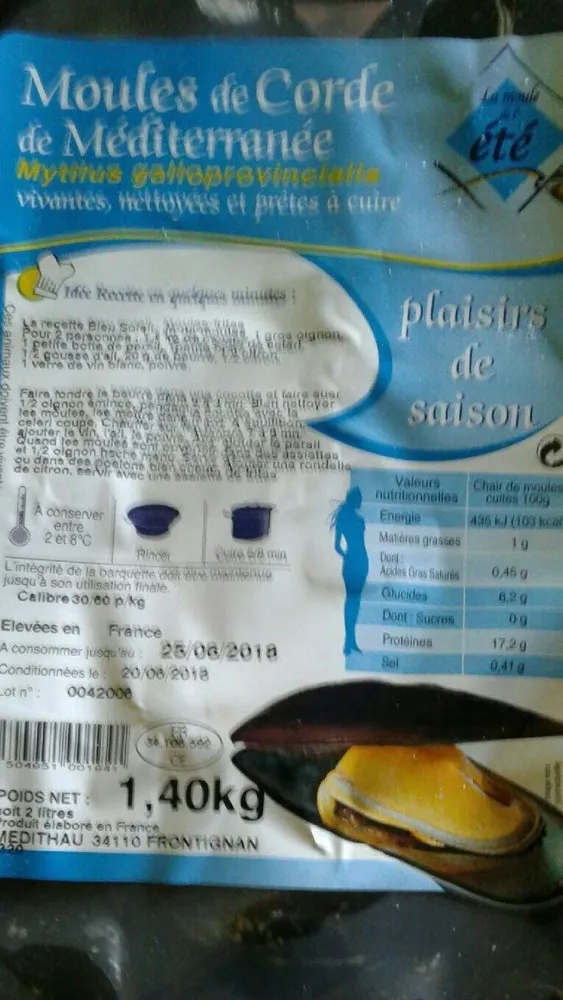 Moules de corde