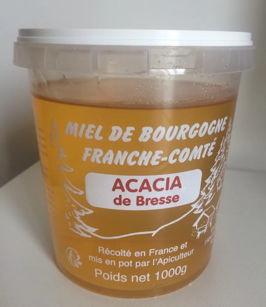Miel de Bourgogne France-Compte ACACIA de Bresse