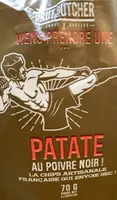 Viens prendre une patate au poivre noir!