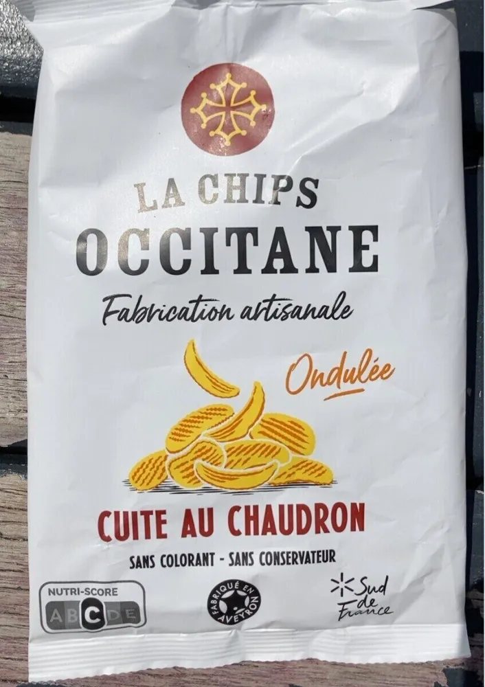Chips de pommes de terre ondules