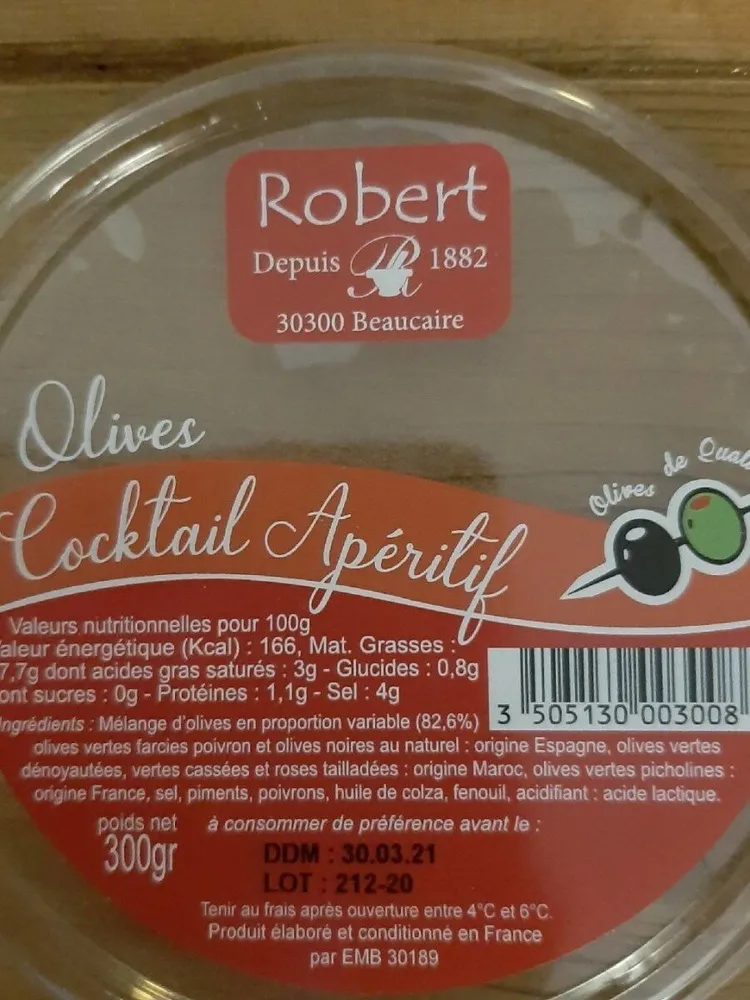 Olives Cocktail apéritif