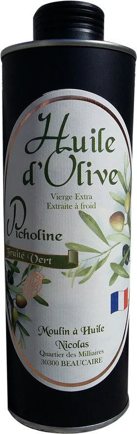 Huile d'olive Picholine Prestige Métal