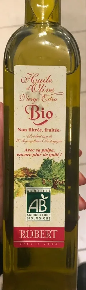 Huile d'olive vierge extra bio non filtrée, fruitee