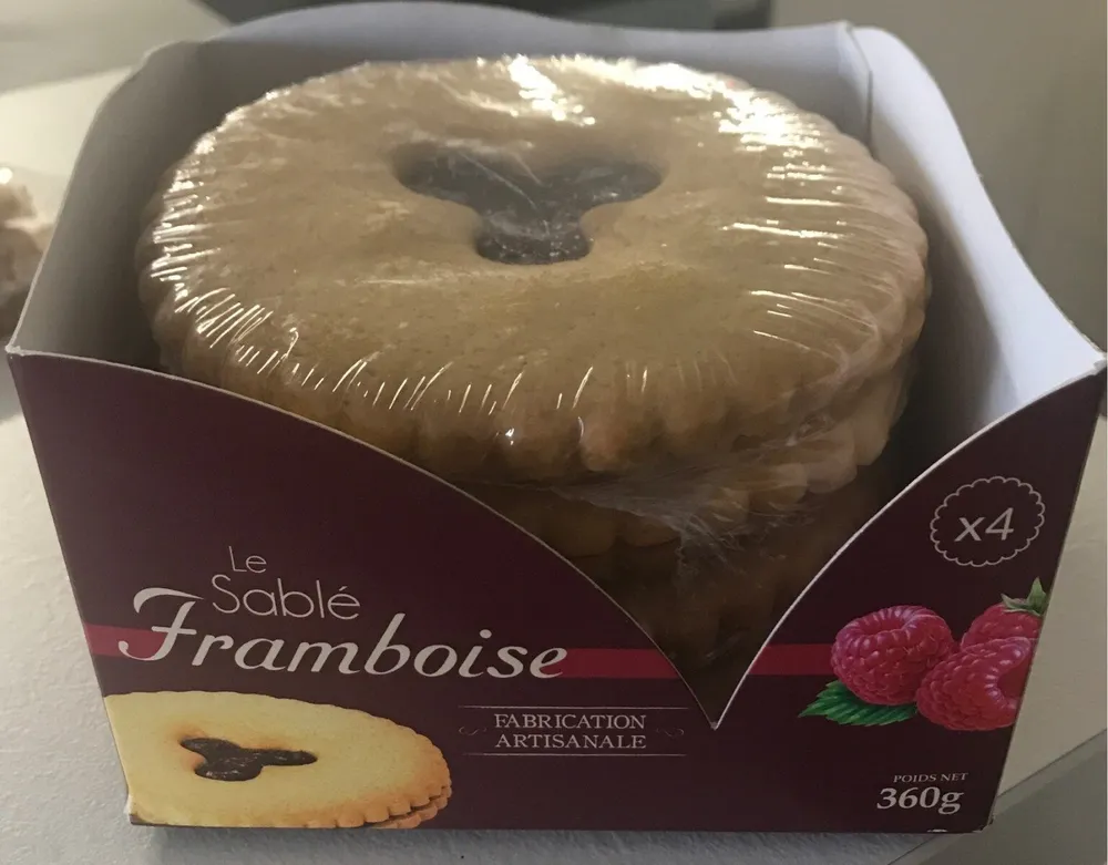 Le sablé framboise