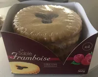 Le sablé framboise