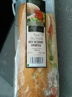 Pavé gourmand - Rôti de dinde crudités