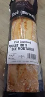 Sandwich poulet rôti sauce moutarde