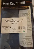 Pavé gourmand poulet roti sauce caesar