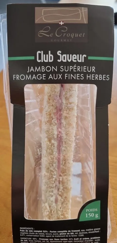Sandwich club saveur