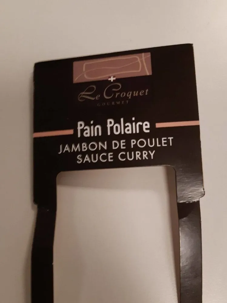 Pain polaire jambon de poulet sauce curry