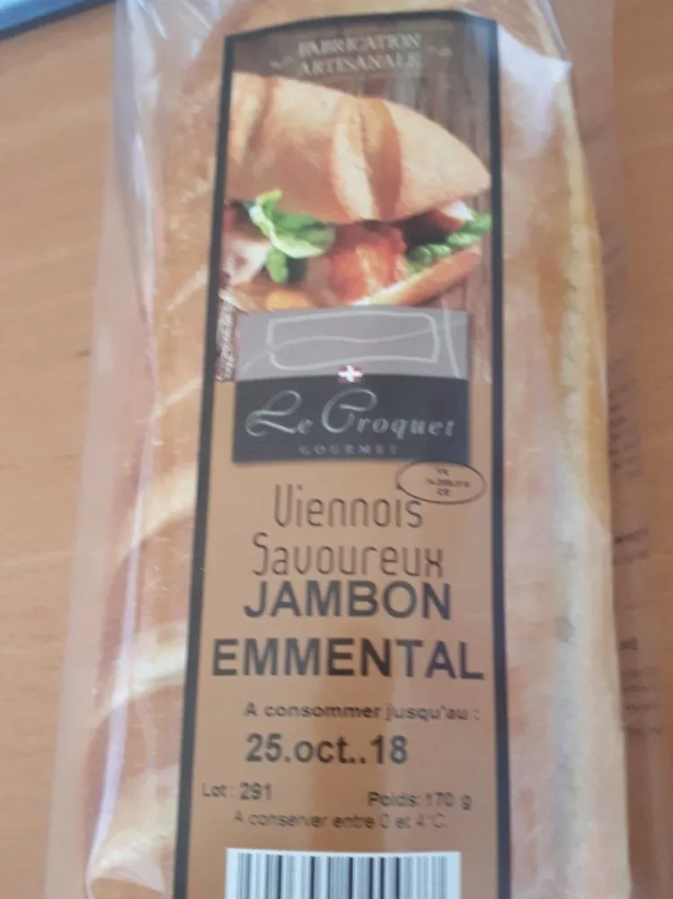 Viennois savoureux jambon emmental