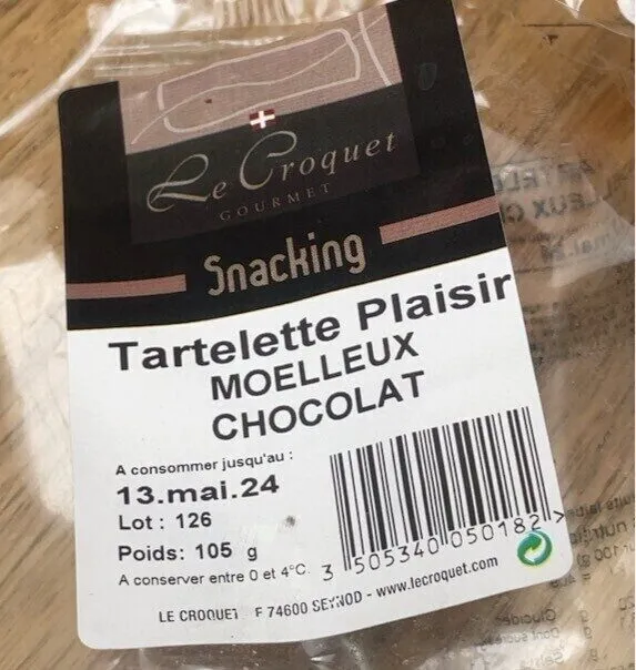 Tartelette plaisir Moelleux Chocolat