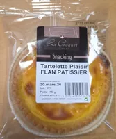 Tartelette Plaisir FLAN PATISSIER